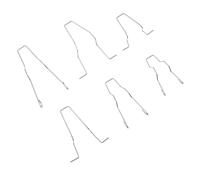 SOPOTUTU 6pcs Headlight Bulb Retaining Spring Clips Iron Headlamp Retainer for Bulbs Car Light Replacement