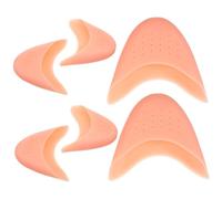 SOPOTUTU 6Pcs Multi-Function Toe Protector Sleeves for Ballet Dancers Reusable Breathable Toe Covers with Design Comfortable Foot Protection for High Heels and Various Shoes