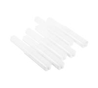 SOPOTUTU 6pcs Plastic Toilet Paper Holder Roller Replacement Rod with Strong Spring Support for Bathroom Tissue and Flexible Fit White