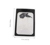 SOPOTUTU 6Pcs Portable Window Bags with Black Handles, Assorted Sizes for Valentine’S Day Packaging, Paper Wrapping and Storage Bags for Festival and Party Use