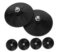 SOPOTUTU 6pcs Rubber Suction Cup Bases for Freestanding Boxing Punch Bags Stable Non-tip Sandbag Stand Accessories Wear-resistant Rubber for Intense Training Safety
