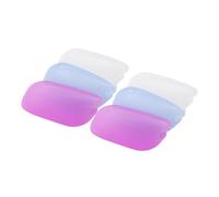 SOPOTUTU 6Pcs Silicone Toothbrush Dust Caps with Ventilation Portable Protective Covers for Toothbrush Heads Lightweight in Blue White
