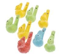 SOPOTUTU 8pcs Ceramic Bird Call Whistles for Safe Water Whistle Small Musical Party Props for Early Music Learning and Outdoor Fun