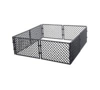 SOPOTUTU 8pcs Miniature Wire Fence for Dollhouse Accessories Decorative Plastic Mini Fence Model for Micro Landscape Garden and Prison Scene for Boys and Girls