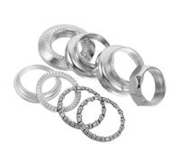 SOPOTUTU 8PCS Mountain Bike Headset Steel Front Fork Bowl Set with Nonslip Bearings for Bicycle and Electric Scooter Replacement Anti-slip Bicycle Accessories for Safe Riding