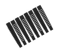 SOPOTUTU 8pcs Silicone Anti-slip Eyeglass Sleeves Ear Cushions for Thin Metal Temple Tips Comfortable Ear Support Preventing Glasses From Slipping and Falling Off