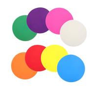 SOPOTUTU 8pcs Soccer Training Discs Flat Round Markers Multi-functional Football Sign Plates for Adults Agility Equipment for Enhanced Skill Development