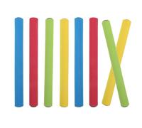 SOPOTUTU 8pcs Soft Sponge Relay Baton with Textured Grip for School Sports and Team Racing Washable and Fade-resistant Running Sticks for Stable Passes in Athletic Relay Competitions