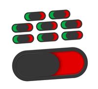 SOPOTUTU 9pcs Sliding Door Privacy Signs with Self-adhesive Backing Easy Status Change Vacant Occupied Indicators for Bathrooms Offices Hotels Conference Rooms Dormitories