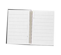SOPOTUTU Accounting Inventory Record Notebook with PP Cover Blank Lined Pages for Stock Control Expense Tracking Financial Analysis Suitable for Office Warehouse School and Home Use