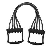 SOPOTUTU Adjustable Chest Expander Resistance Band for Upper Body Strength Training Muscle Toning Strap with Five Bands Portable Fitness Equipment for Home and Gym Workouts