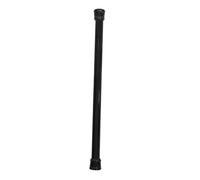 SOPOTUTU Adjustable Tension Curtain Rod Extendable No-drill Shower Curtain Rod and Clothes Drying Rail for Bathroom Bedroom Window Balcony with Telescopic Spring-loaded Design Black White