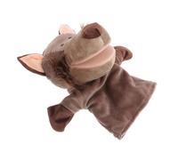 SOPOTUTU Adorable Wolf Hand Puppet Plush for Storytelling and Role Play Movable Mouth Animal Glove Puppet Fits and Adults for Teaching and Imaginative Play