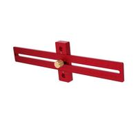 SOPOTUTU Aluminum Alloy Woodworking Marking Ruler for Carpenters and Students Precision Parallel Line Drawing Tool with Clear Scale Units for Carpentry Architecture Engineering and School