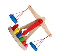 SOPOTUTU Balance Scale Educational for Montessori Teaching Supplies Early Learning Aid Brain Development and Cognition Exercise Interactive Plaything
