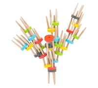 SOPOTUTU Balance Stacking Chair for Educational Montessori Building Blocks for Fine Motor Skills Eye Hand Coordination Creative Play and Cooperation Development Safe Smooth Edges