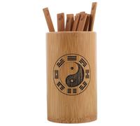 SOPOTUTU Bamboo Divination Bucket Fortune Telling Stick I Ching Bamboo Bucket Fortune Telling Sticks for Ages Cultural Education Feng Shui Harmony Home Temple Use