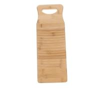 SOPOTUTU Bamboo Wood Home Washboard Non-slip Laundry Scrubbing Board for Clothes and Underwear with Thickened Sturdy Surface, for Hand Washing at Home and Camping Style