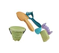 SOPOTUTU Beach Sand Set for Bucket Molds Accessories for Outdoor Fun Lightweight Easy to Carry for Summer Beach Play and Family Bonding Random Color