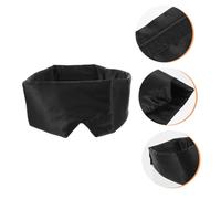 SOPOTUTU Blackout Silk-Like Cotton Sleep Mask with Strap Breathable Light-Shading Eye Patch for Travel Home and Nap Use Comfortable and Soft for Adults