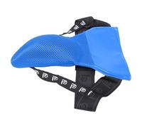 SOPOTUTU Boxing Groin Protector Cup for Men - Breathable Mesh Mma Sparring Athletic Guard - Blue Martial Arts Training Gear for Taekwondo and Kickboxing