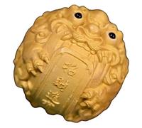 SOPOTUTU Boxwood Massage Ball for Hand Exercise Reusable Hand Massager Fitness Massaging Tool for Elderly Suitable for Pain Relief and Muscle Recovery for Home Use