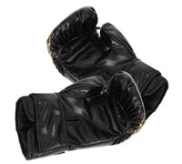 SOPOTUTU Breathable PU Boxing Gloves for Lightweight Protective Training Mitts with Mesh Palm for Sparring and Fighting Ergonomic Hand Pads in Black Comfortable Fit Random Color