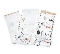 SOPOTUTU Canvas Growth Chart for Kids Wall, Height Measurement Ruler for Children, 20x200cm African Theme, Sturdy Wall Hanging Height Chart for Kindergarten and Bedroom