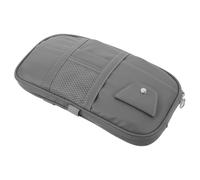 SOPOTUTU Car Sunshade Storage Bag Multi Pocket Pouch Sunglass Holder Clip for Driving License Key Phone Suv Interior Car Accessory