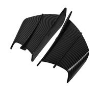 SOPOTUTU Carbon Fiber Motorcycle Decorative Spoiler Wings Side Airflow Fairing Enhancer with Unique Texture for Improved Aerodynamics and Stability Easy Installation for Motorbikes