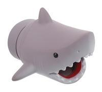 SOPOTUTU Cartoon Faucet Extender for Toddlers, Hand Washing Extension Device, Splash-Proof Water Guiding Cover, Baby Bath Faucet Extension, Upgrade Shark Design for Children