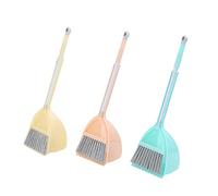 SOPOTUTU Children's Broom Set Dustpan Mini Cleaning Tools for Boys and Girls Orange Indoor Play Housekeeping Toy for Pretend Play and Learning