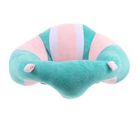 SOPOTUTU Children's Plush Sofa Seat Support Cushion Crystal Soft Material Lightweight 0.68kg 45cm Diameter Suitable for Babies and Toddlers Available in Light Green and Pink