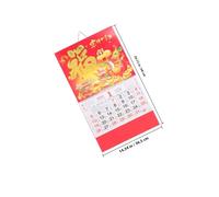 SOPOTUTU Chinese Wall Calendar Monthly Hanging Lunar Year Snake Design with Global Holidays Traditional Lunar Dates Decorative Festive Home Office Planner