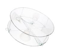 SOPOTUTU Collapsible Multi Functional Fishing Trap Net for Large Fish and Shrimp Portable Long Fish Trap with Durable Braided Mesh for Sea River and Lake Fishing