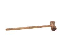 SOPOTUTU Comfortable Grip Wooden Gavel with Sound Block for Lawyers and Judges Auction Hammer Lightweight Design for and Practical Use