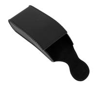 SOPOTUTU Compact Sunglasses Holder for Car Sun Visor Lightweight Flipping Design Glasses Case Easy Access Eyeglass Storage Space Saving Vehicle Visor Organizer Black Stylish Car Accessory