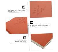 SOPOTUTU Concise Practical Account Book Ledger Notebook Pages Brown Horizontal Format for Bookkeeping Students Office Use