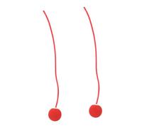 SOPOTUTU Cordless Skipping Rope Ball Accessories EVA Weighted Replacement Fitness Jump Rope Balls Red for Adults Workout Training