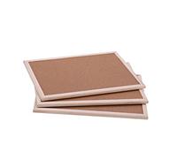 SOPOTUTU Cork Notice Board Wood Hanging Bulletin Board for Office Home School for Organizing Notes Photos Messages Natural Cork Surface for Efficient Communication