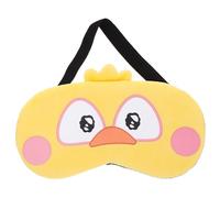 SOPOTUTU Cute Cartoon Sleeping Eye Mask for Adults and Teens Portable Lightweight Eye Cover with Complete Blackout Soft Comfortable Material for Travel Home Office and Camping Relaxation