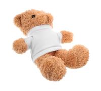 SOPOTUTU Cute DIY Sublimation Plush Bear with Blank White T Shirt Soft Stuffed Animal for Adults for Birthday Christmas Shower Gifts and Creative Crafting