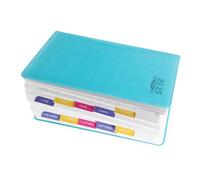 SOPOTUTU Daily Planner Notebook Blue Green Yearly Schedule Notepad Convenient Academic Organizer for Office Home with Practical Pages for Work Study and Personal Planning