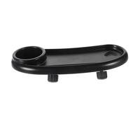 SOPOTUTU Detachable Stroller Snack Tray with Drinks Holder Plastic Stroller Food Tray for Pram Pushchair Easy to Install and Clean Safe Dining Space for Boy Girl