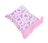 SOPOTUTU Diaper Storage Bag Wet Bag Large Capacity Dual Zippered Pockets Diaper Organiser for Stroller Outdoor Use Nappy Change Organiser