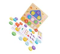 SOPOTUTU Digital Clock and Alphabet Puzzle Educational for Fine Craftsmanship Jigsaw Puzzle Developing Math Skills and Creative Thinking for Adults