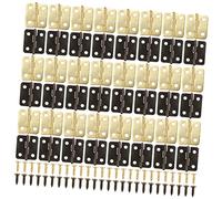 SOPOTUTU DIY Antique Iron Box Hinges with Screws Retro Furniture Door Hinges for Vintage Wooden Jewelry Gift and Wine Boxes Easy Installation Cupboard Accessories