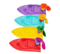 SOPOTUTU DIY Balloon Powered Recoil Boat Lightweight Educational Science Experiment for Enhancing Analytical Skills and Creative Learning with Materials Random Color