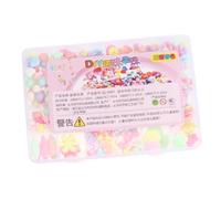 SOPOTUTU Diy Beads Toy Set for Girls, 450pcs Loose Beads Accessories with 24-grid Storage Box, Handmade Necklace and Bracelet Craft Kit for Jewelry Making and Creative Art Projects