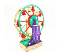 SOPOTUTU DIY Electric Ferris Wheel Model Educational Science Experiment Kit for Assembled Scientific to Train Observation and Analytical Skills Learning Tool